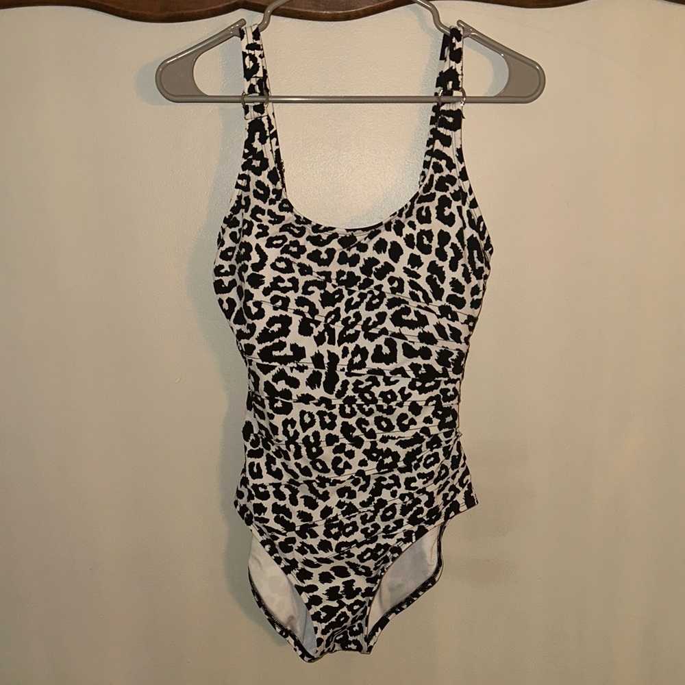 Calvin Klein Black and White Swimsuit